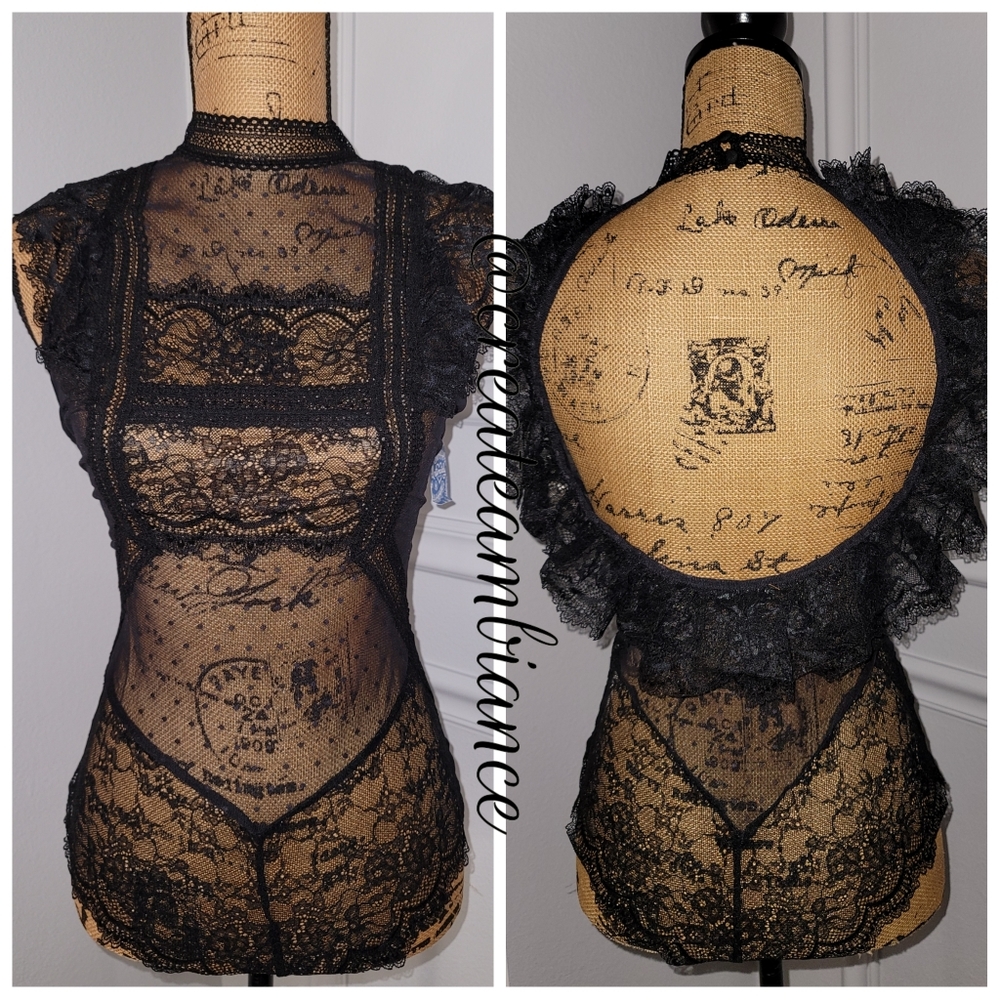 *XS,L,XL ONLY* Free People Lace Bodysuit - Picture 6 of 8